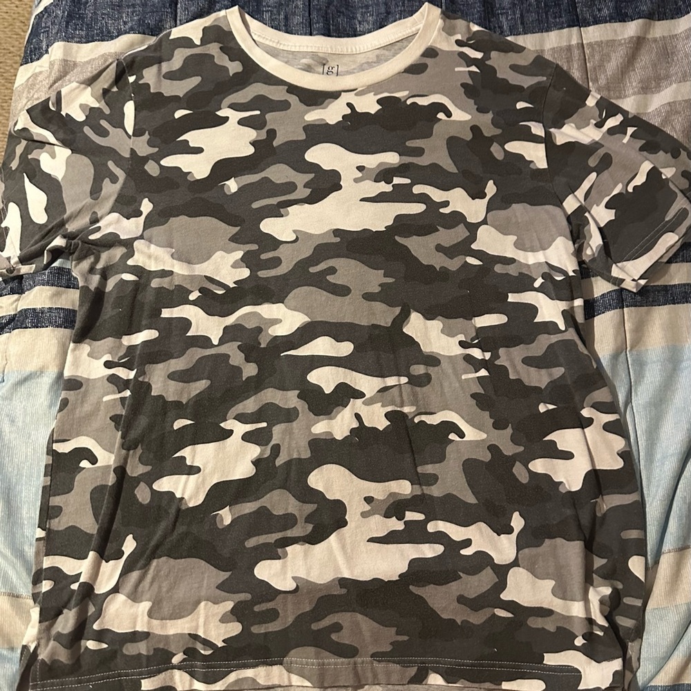 George Gray and Black Short Sleeve Tee